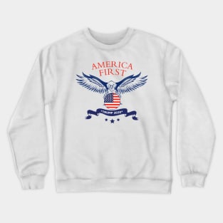 America First Trump 2020 Crewneck Sweatshirt